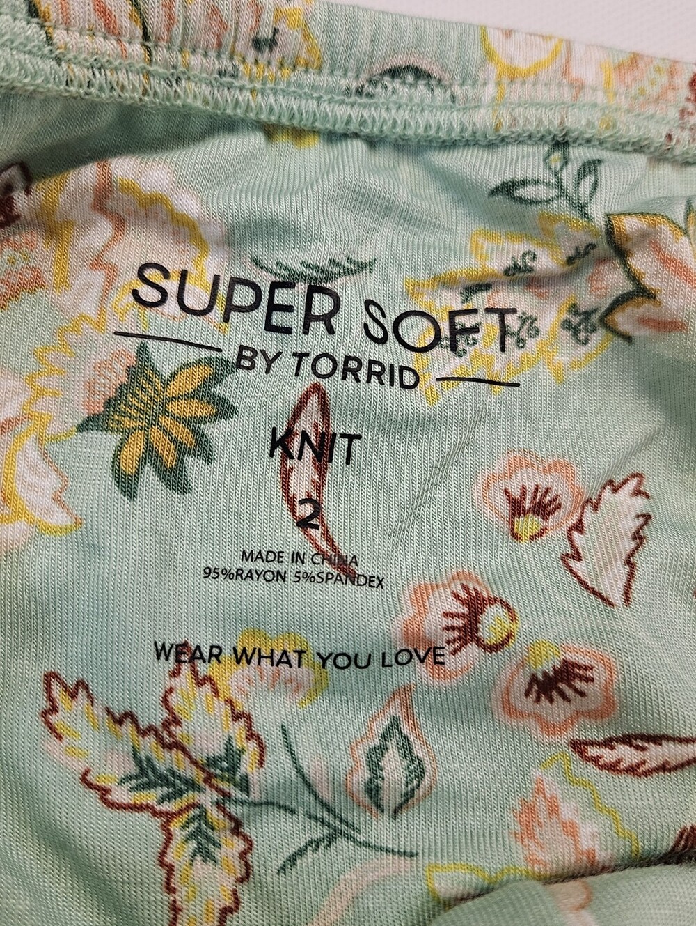 Torrid NWT Midi Super Soft Button-Front Skater Dress Size 2X Green Floral Pocket - Picture 11 of 12